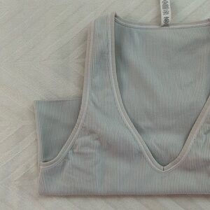 Athleta Ribbed Athletic Bra Top